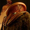 Wade tree, 15 inch seat, Gullet - 7 and 1/2 inch by 6 and 1/4 inch by 4 inch, Horn 4&1/2 inch round, 90 degree bars, 7/8ths full in-skirt riggin, Cheyenne Roll, Buckaroo outside leathers, half-breed Wade Saddle built and tooled with original floral and border design by Keith Valley.